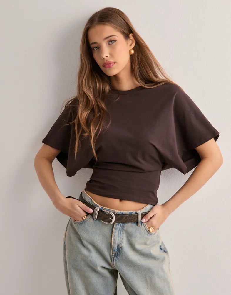 MURIEL - CAMISETA DE MANGA ANCHA SIGNATURE