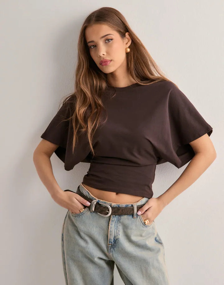 MURIEL - CAMISETA DE MANGA ANCHA SIGNATURE
