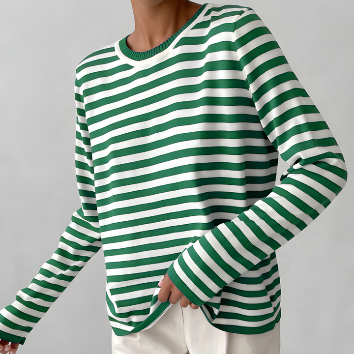 Grace™ - Camisa Elegante a Rayas