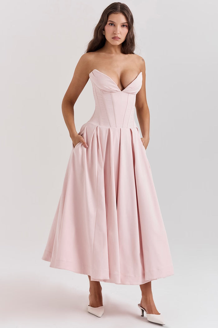 BETHY - VESTIDO DE FIESTA NEGRO CLÁSICO