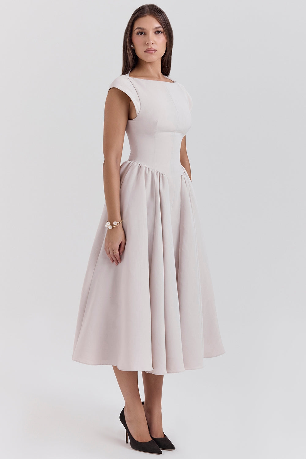 FRANCHESCA - VESTIDO GLAMOROSO SIN ESPALDA