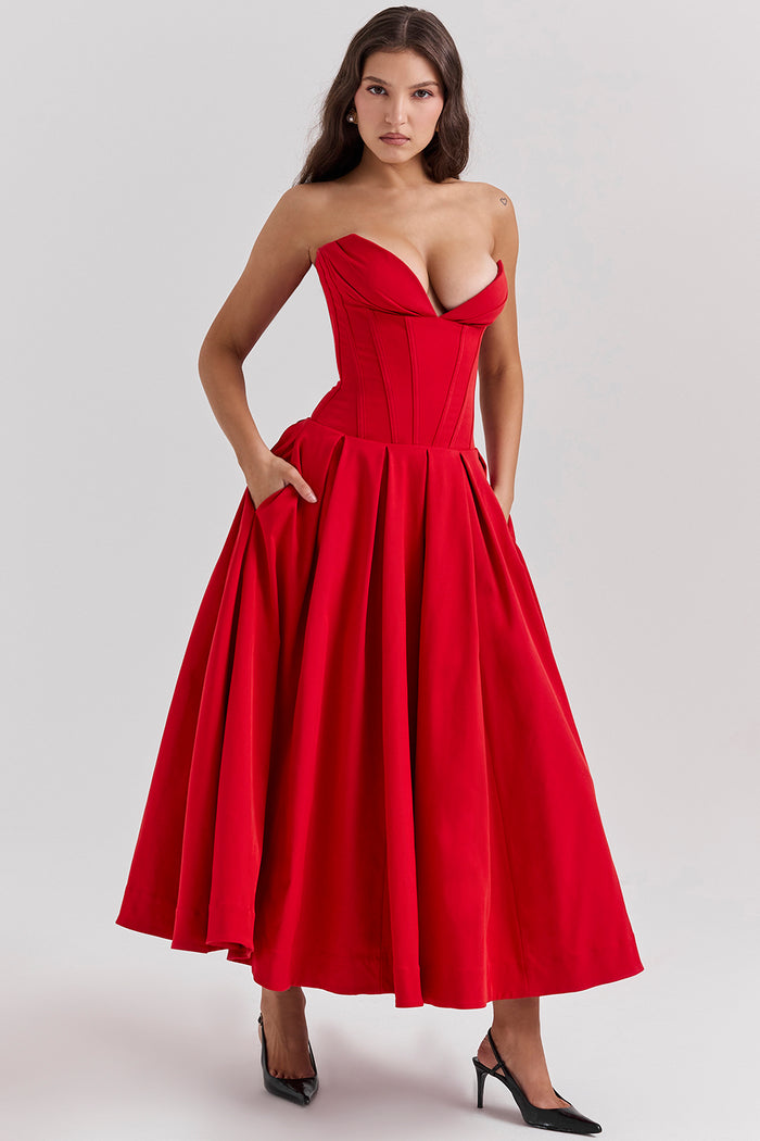 BETHY - VESTIDO DE FIESTA NEGRO CLÁSICO