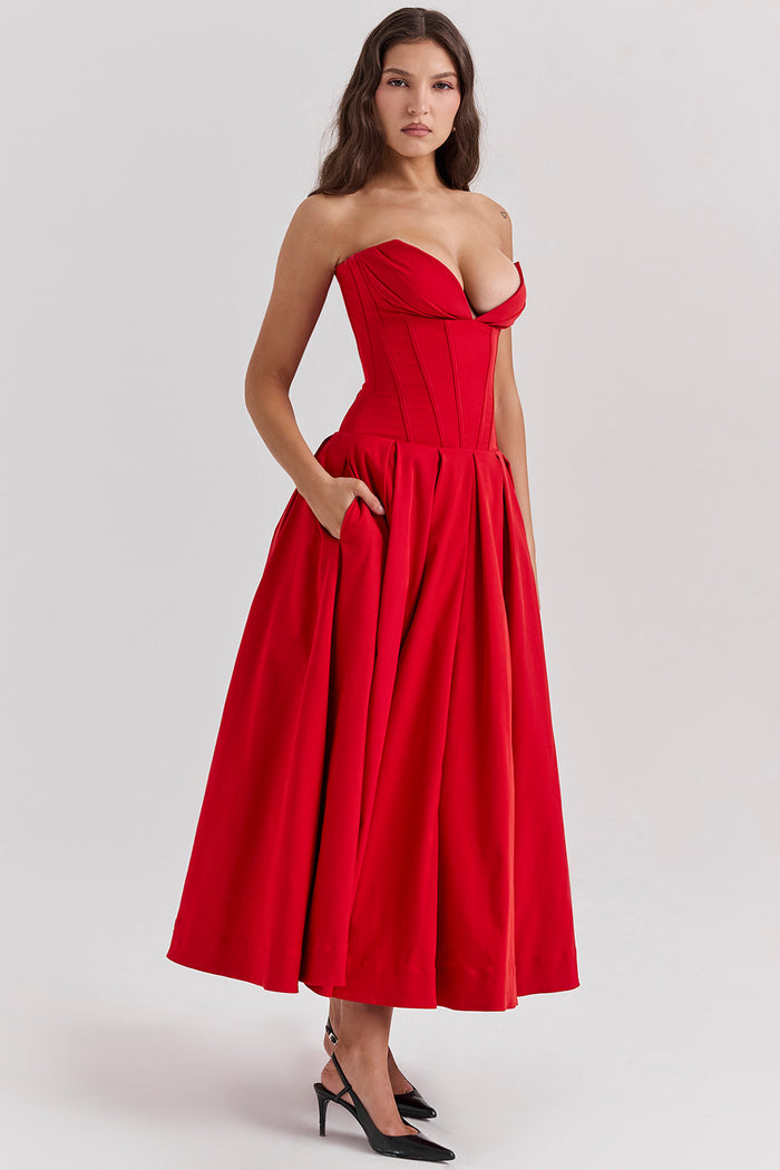 BETHY - VESTIDO DE FIESTA NEGRO CLÁSICO