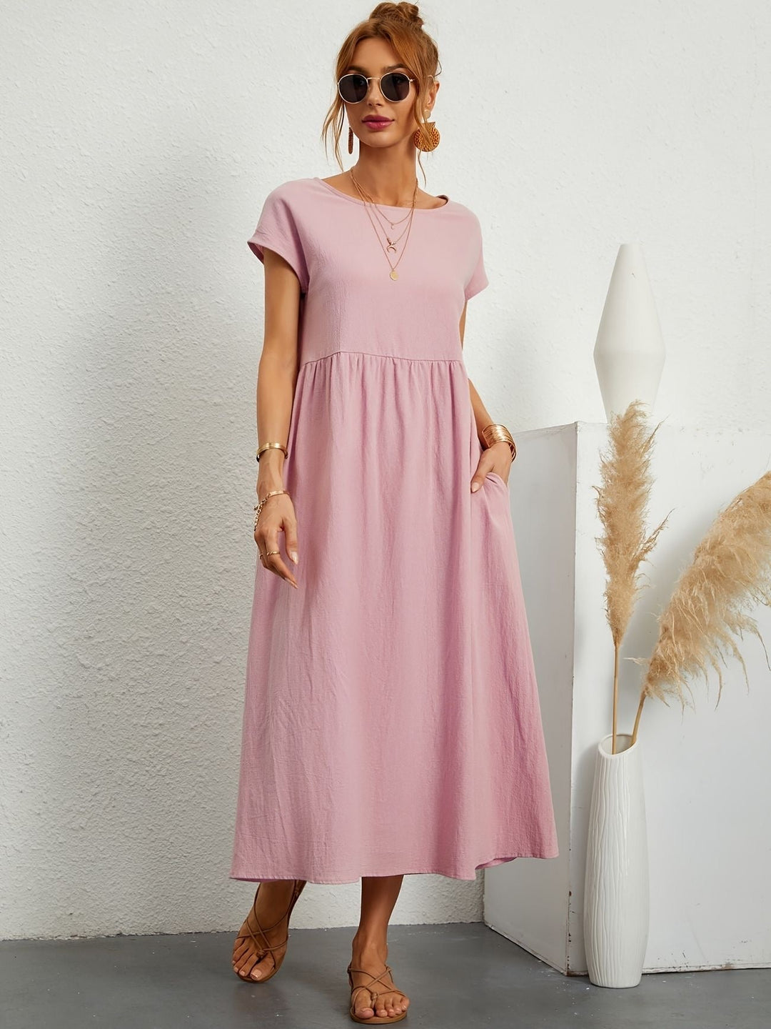 Rosey - Vestido Casual de Lino