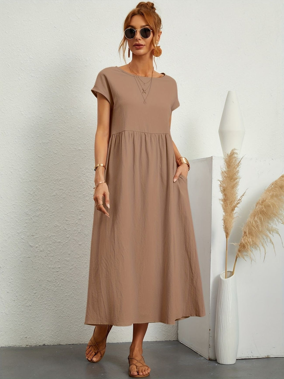 Rosey - Vestido Casual de Lino