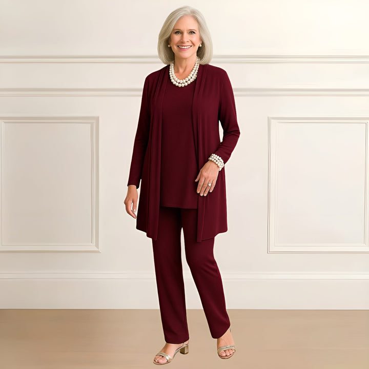 MIKHA – CONJUNTO CHIC DE TRES PIEZAS