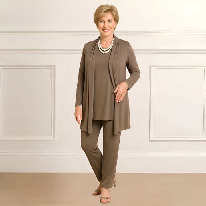 MIKHA – CONJUNTO CHIC DE TRES PIEZAS