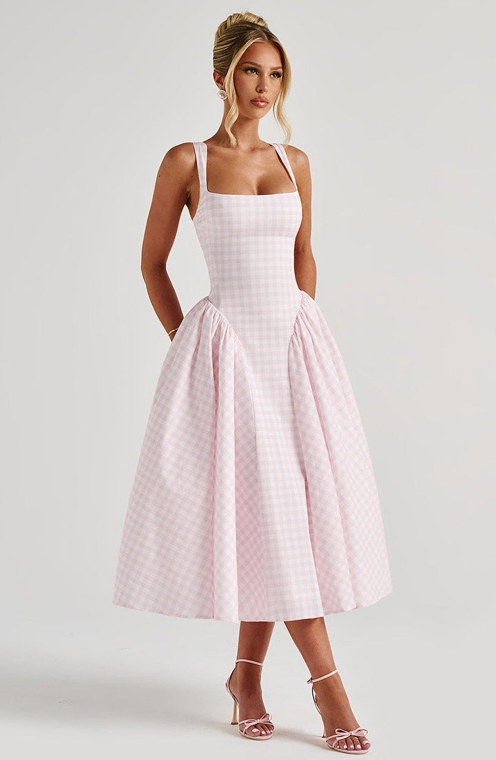SERENITY - VESTIDO MIDI DE ELEGANCIA MODERNA