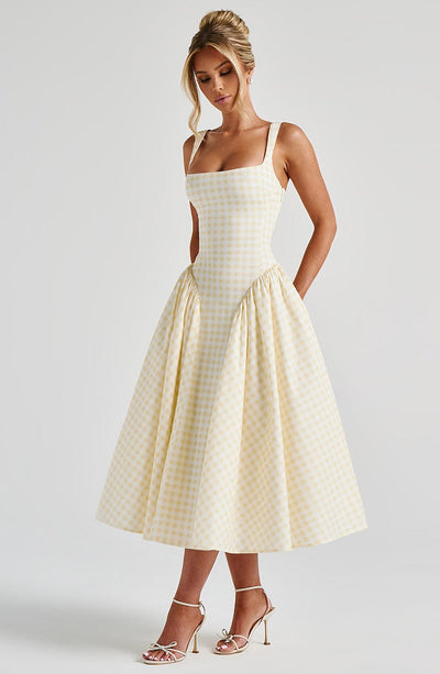 SERENITY - VESTIDO MIDI DE ELEGANCIA MODERNA