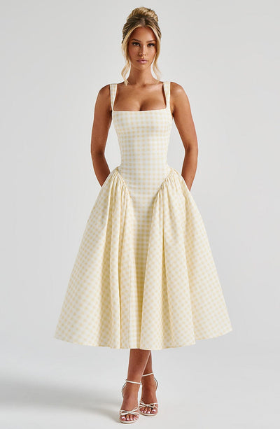 SERENITY - VESTIDO MIDI DE ELEGANCIA MODERNA