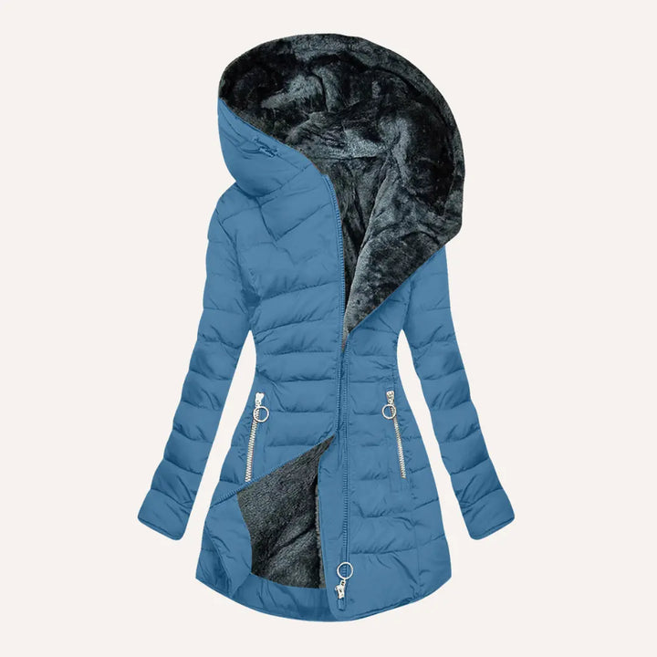 PEBBLES - ABRIGO DE TERCIOPELO CON NIEVE