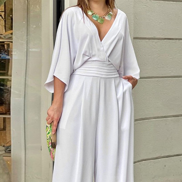 SERAPHINA - MONO ELEGANTE CON ESCOTE EN V