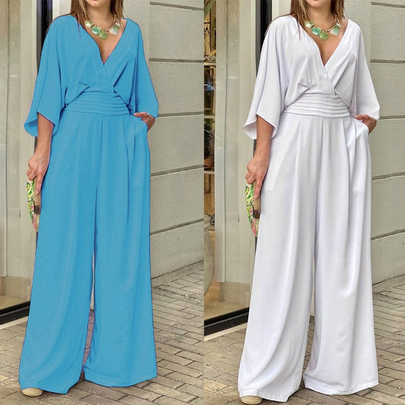 SERAPHINA - MONO ELEGANTE CON ESCOTE EN V