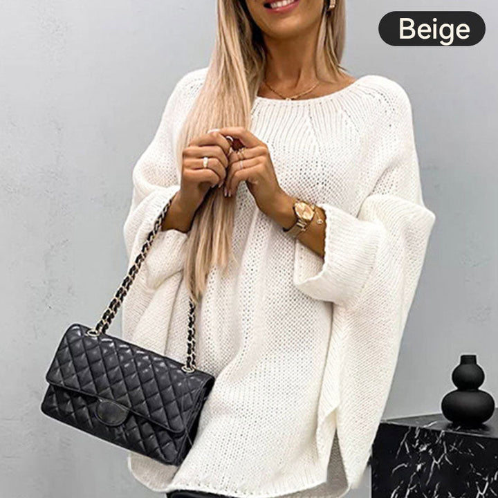 ALISSA - SUÉTER ELEGANTE DE CAPA TEJIDA