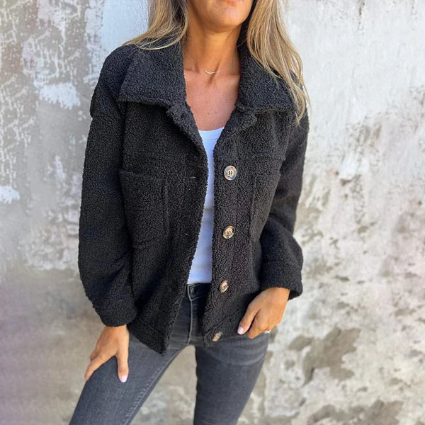 DARA - CHAQUETA CORTA CON SOLAPA