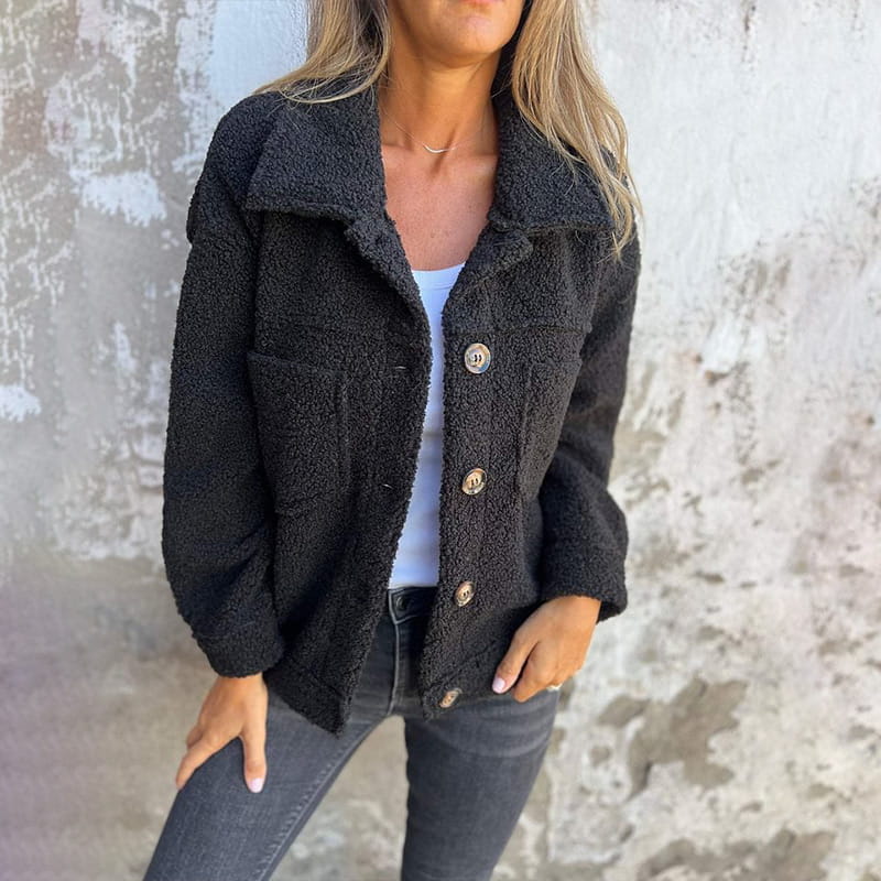ELLA - CHAQUETA DE INVIERNO CON CUELLO DE PELUCHE