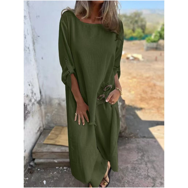 YSA – CONJUNTO COORDINADO REFINADO DE ALGODÓN Y LINO