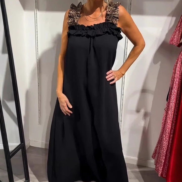 FELISA - VESTIDO MAXI SIN MANGAS CON BOLSILLOS
