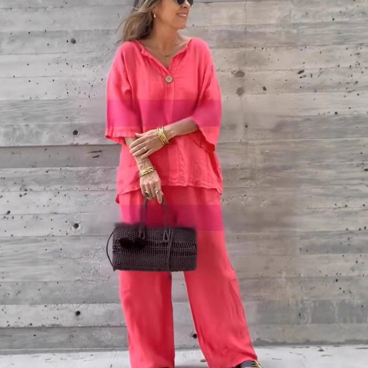 CALLIOPE - CONJUNTO COORDINADO RELAJADO DE DOS PIEZAS