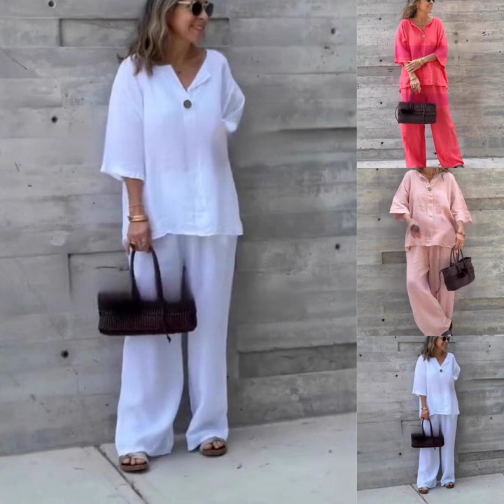 CALLIOPE - CONJUNTO COORDINADO RELAJADO DE DOS PIEZAS