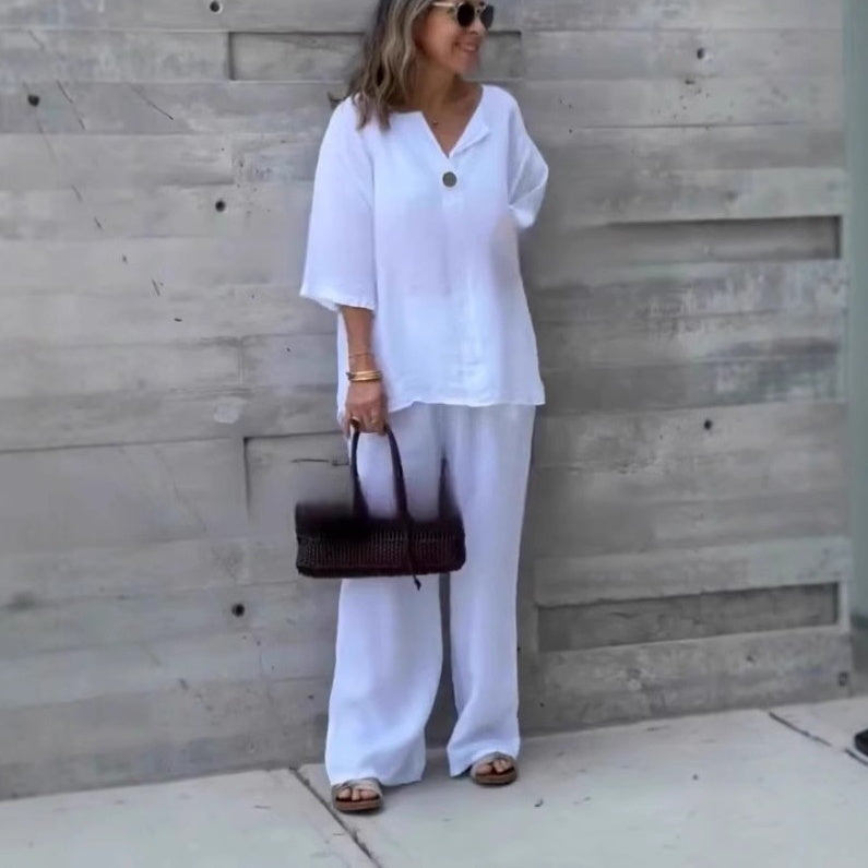 CALLIOPE - CONJUNTO COORDINADO RELAJADO DE DOS PIEZAS