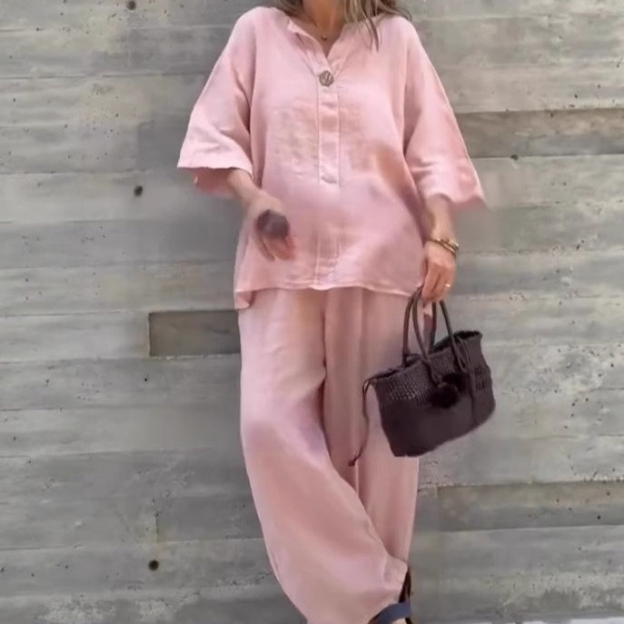 CALLIOPE - CONJUNTO COORDINADO RELAJADO DE DOS PIEZAS