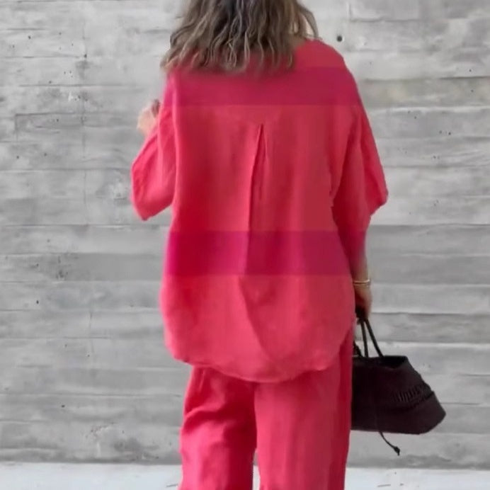 CALLIOPE - CONJUNTO COORDINADO RELAJADO DE DOS PIEZAS