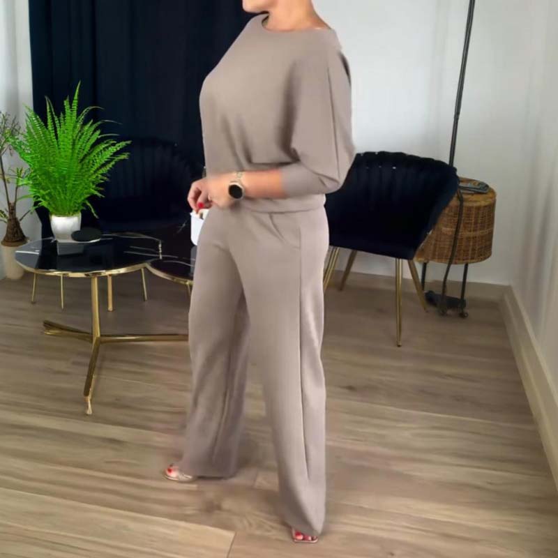 NATALIE - CONJUNTO CLÁSICO DE 3 PIEZAS CON CARDIGAN, TOP Y PANTALONES