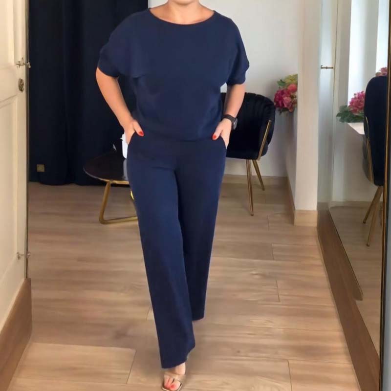 NATALIE - CONJUNTO CLÁSICO DE 3 PIEZAS CON CARDIGAN, TOP Y PANTALONES