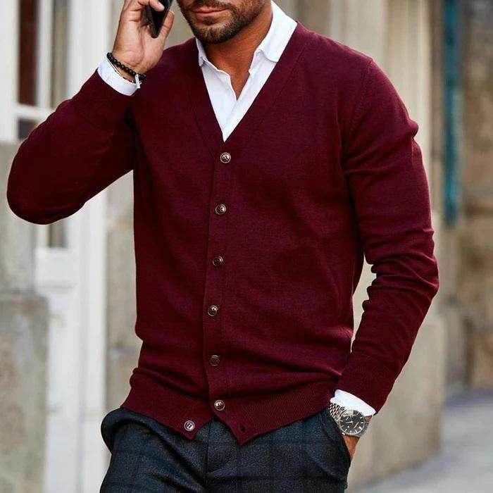 Stef | Cárdigan Casual para Hombre
