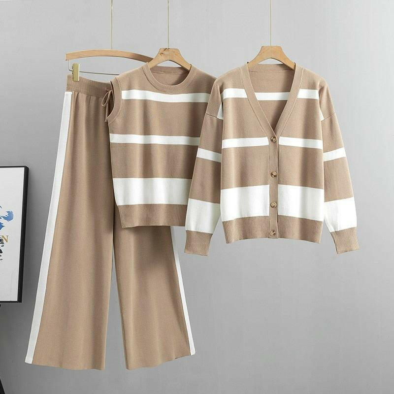 Avery™ - Conjunto Casual Suelto de Tres Piezas con Estilo