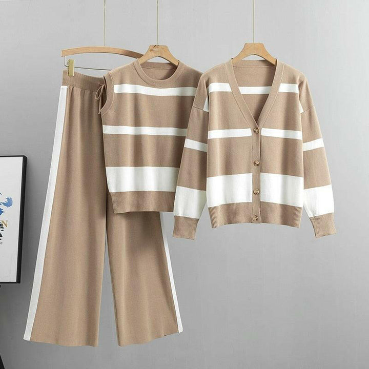 Avery™ - Conjunto Casual Suelto de Tres Piezas con Estilo