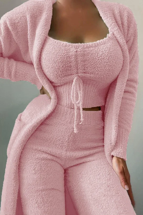 Aubrey™ - Súper Suave Conjunto de Pantalones de Pijama de Forro Polar de 3 Piezas