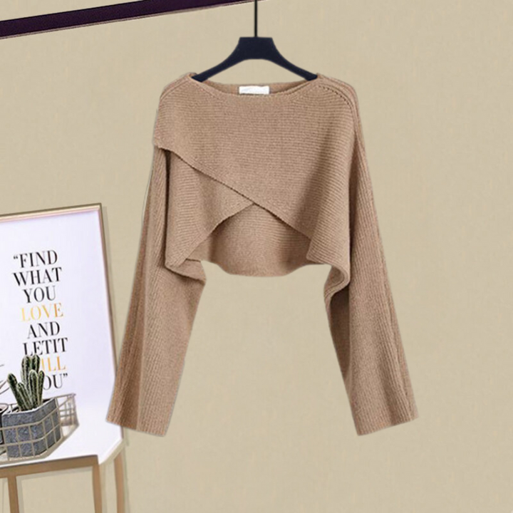 Riley™ - Conjunto Elegante de Vestido y Cárdigan