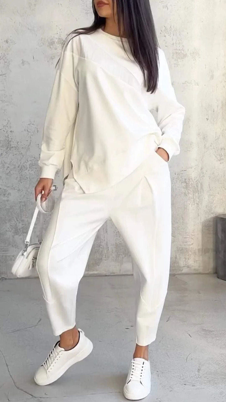 LEANDRA - CONJUNTO DE SUÉTER Y PANTALONES PARA MUJER