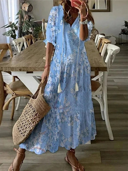 CAMELA - VESTIDO BOHO FLUIDO Y CÓMODO