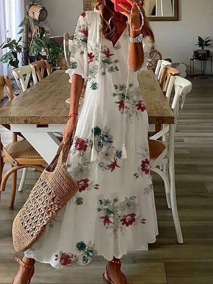 CAMELA - VESTIDO BOHO FLUIDO Y CÓMODO