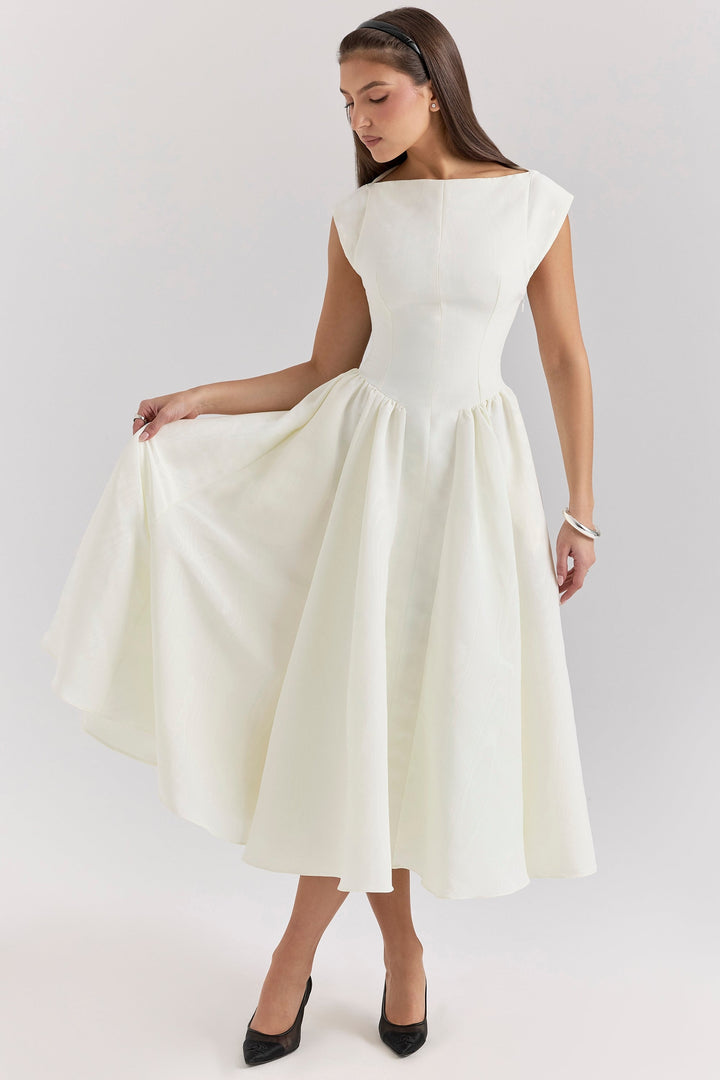 FRANCHESCA - VESTIDO GLAMOROSO SIN ESPALDA