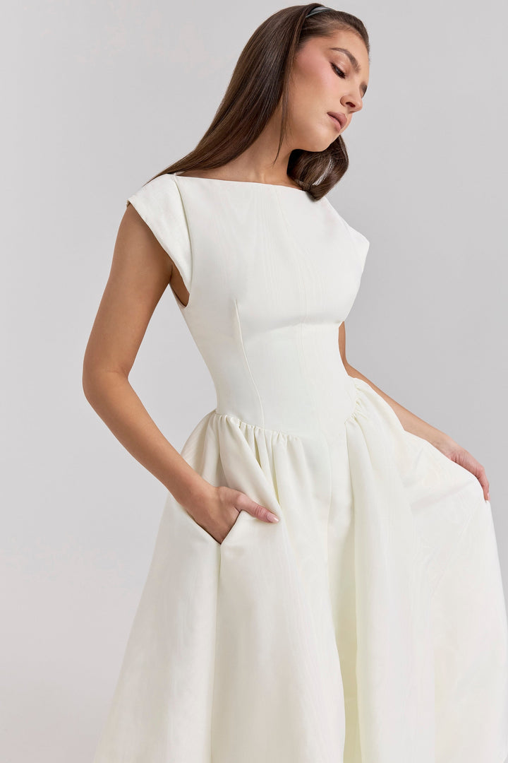 FRANCHESCA - VESTIDO GLAMOROSO SIN ESPALDA